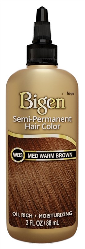 Bigen Semi-Permanent Haircolor #Wb3 Medium Warm Brown 3oz
