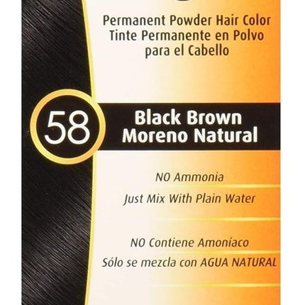 Bigen Powder Hair Color #58 Black Brown 0.21oz