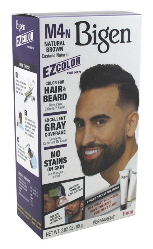 Bigen Ez Color For Men M4N Natural Brown Kit