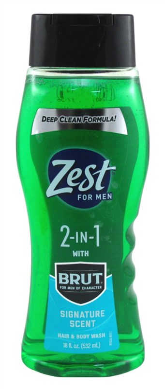 Zest For Men Hair & Body Wash 2-In-1 Signature Scent 18oz