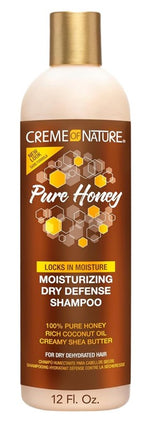 Creme Of Nature Pure Honey Shampoo 12oz (Dry Defense)