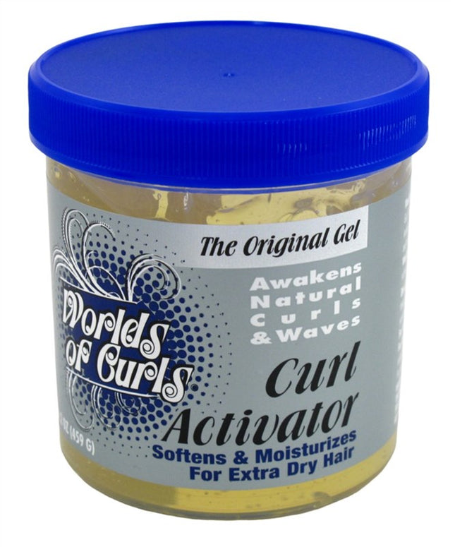 Worlds Of Curls Activator Original Gel Extra Dry 16.2oz