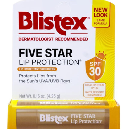 Blistex Five Star Lip Protection 0.15oz (12 Pieces)