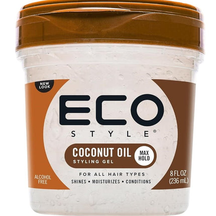 Eco Styler Styling Gel 8oz Coconut Oil Max Hold