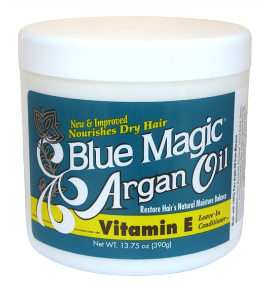 Blue Magic Argan Oil&Vitamin-E Leave-In Conditioner 13.75oz
