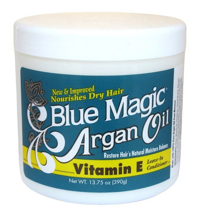 Blue Magic Argan Oil&Vitamin-E Leave-In Conditioner 13.75oz