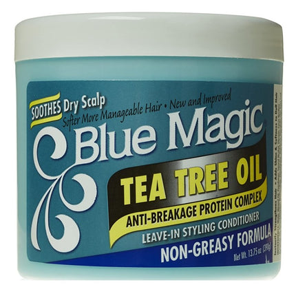 Blue Magic Tea Tree Oil Leave- In Conditioner Styling 13.75oz