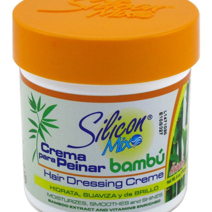 Silicon Mix Crema Para Peinar Bambu Hair Dressing Creme 6oz