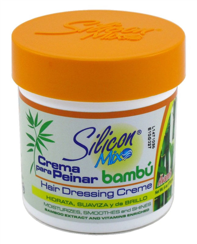 Silicon Mix Crema Para Peinar Bambu Hair Dressing Creme 6oz