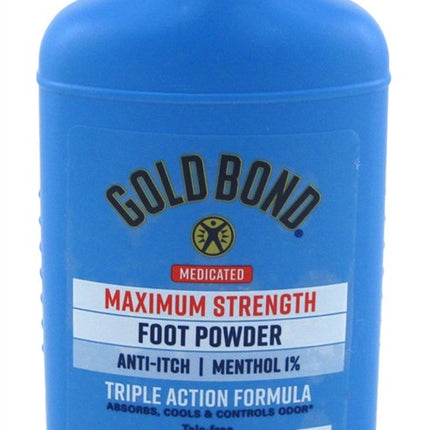 Gold Bond Foot Powder Maximum Strength Medicated 4oz