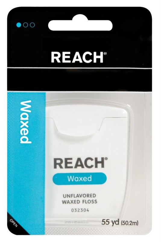 Reach Waxed Floss 55Yd (6 Pieces)