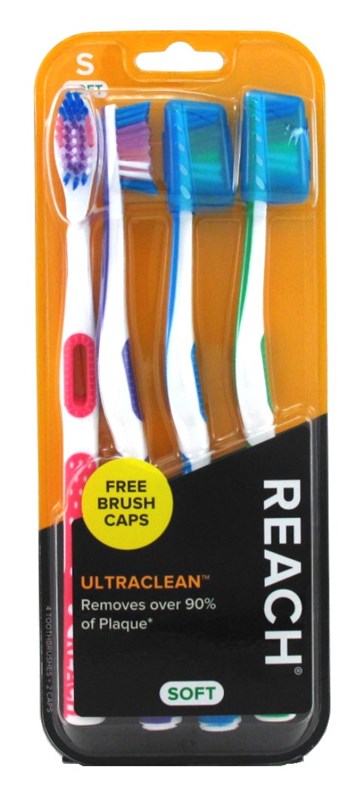 Reach Toothbrush Ultra Clean 4 Pack Soft (4 Pieces)