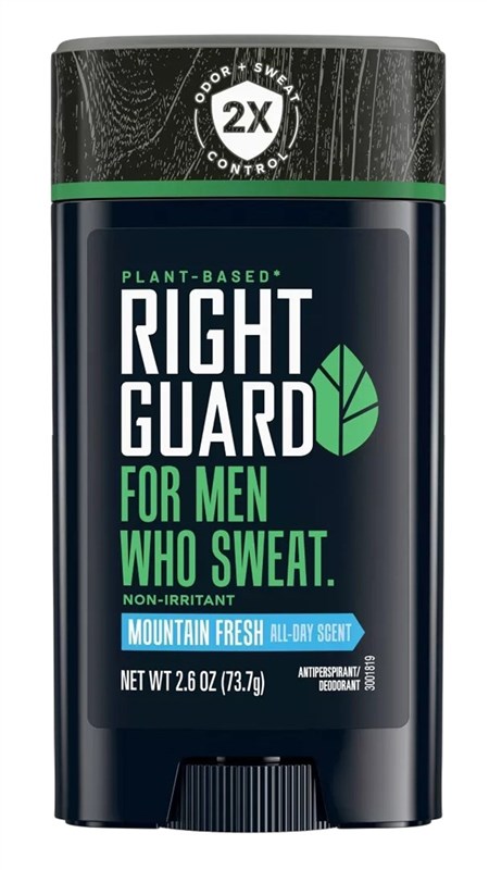 Right Guard Plant Based Non- Irritant Mountain Fresh 2.6oz