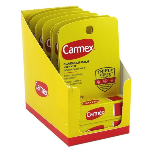 Carmex Lip Balm Stick Original Spf#15 0.15oz (12in)