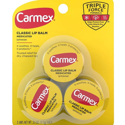 Carmex Lip Balm Jar Small Medicated 0.25oz