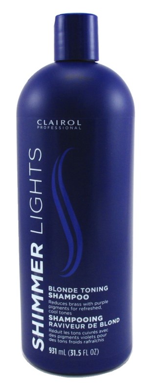 Clairol Shimmer Lights Blonde Toning Shampoo 31.5oz