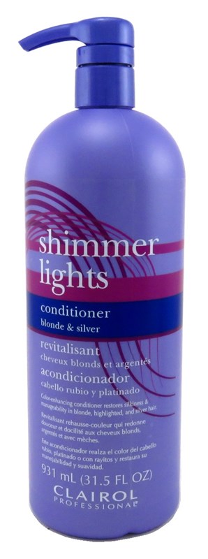 Clairol Shimmer Lights Blonde Toning Conditioner 31.5oz