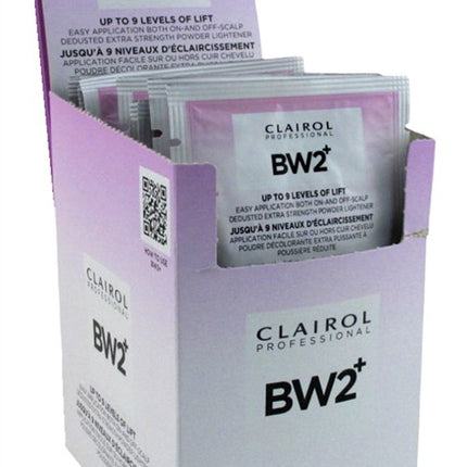 Clairol Bw2+ Powder Lightener Extra Strength 1oz Pks (12 Pieces)
