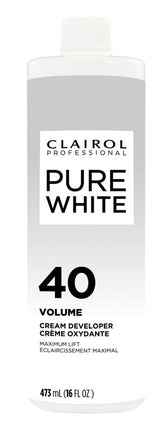 Clairol Pure White 40 Creme Developer Maximum Lift 16oz