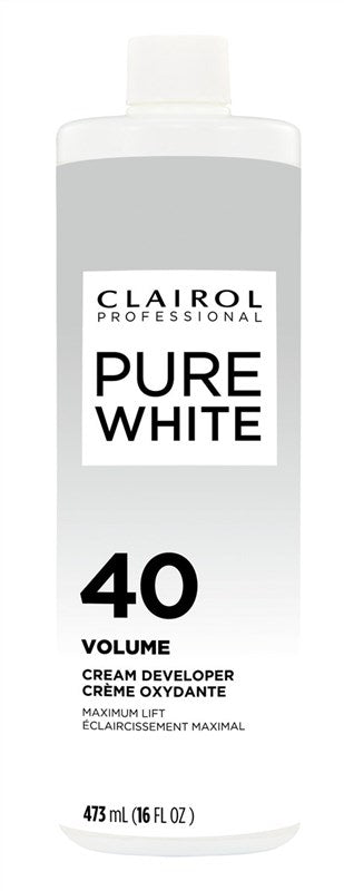 Clairol Pure White 40 Creme Developer Maximum Lift 16oz