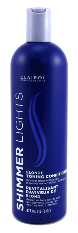 Clairol Shimmer Lights Blonde Toning Conditioner 16oz