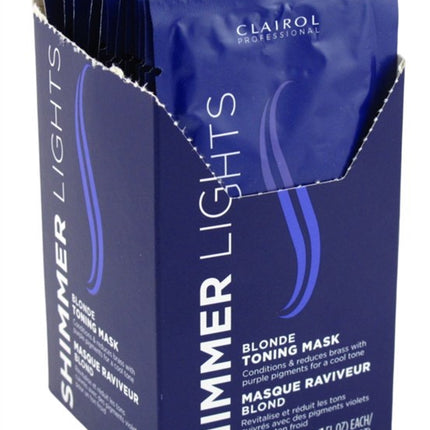Clairol Shimmer Lights Blonde Toning Mask 1oz (12 Pieces)