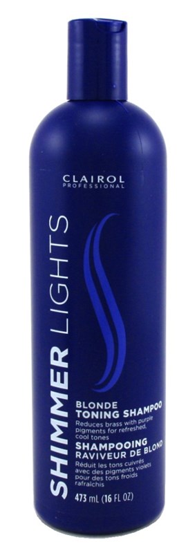 Clairol Shimmer Lights Blonde Toning Shampoo 16oz