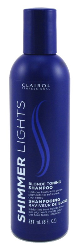 Clairol Shimmer Lights Blonde Toning Shampoo 8oz