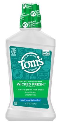 Toms Mouthwash Fluoride -Free Cool Mountain Mint 16oz