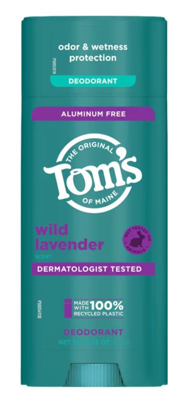 Toms Deodorant Stick Wild Lavender Aluminum-Free 3.25oz
