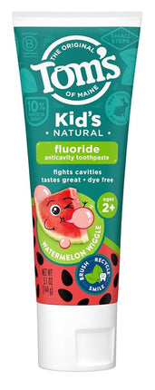 Toms Toothpaste Kids 5.1oz Watermelon Wiggle For Ages 2+