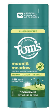 Toms Deodorant Stick Moonlit Meadow Aluminum-Free 3.25oz