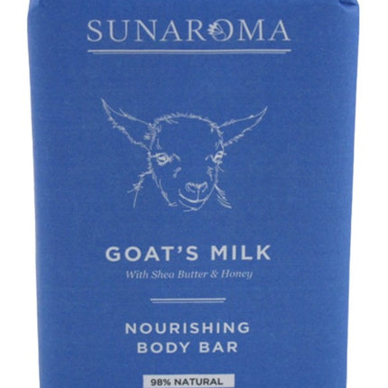 Sunaroma Soap Bar Goats Milk Shea Butter + Honey 8oz