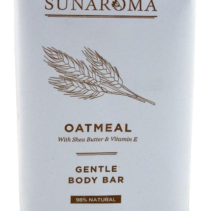 Sunaroma Soap Bar Oatmeal With Shea Butter & Vitamin-E 8oz