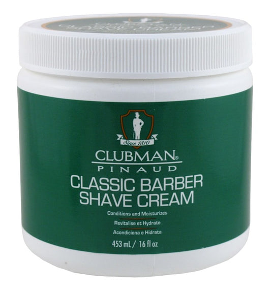 Clubman Shave Cream Classic Barber 16oz Jar
