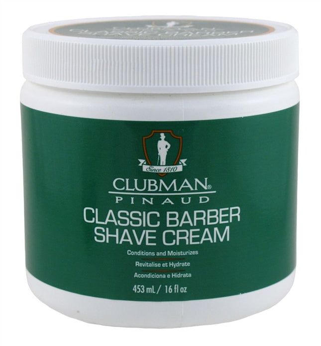 Clubman Shave Cream Classic Barber 16oz Jar