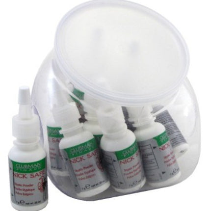Clubman Nick Safe Styptic Powder (12 Pieces) Tub