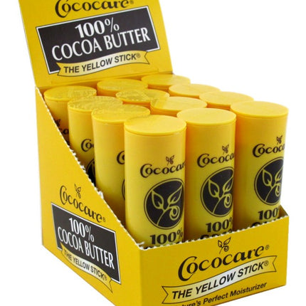 Cococare Cocoa Butter 100% Stick 1oz (12 Pieces) Display