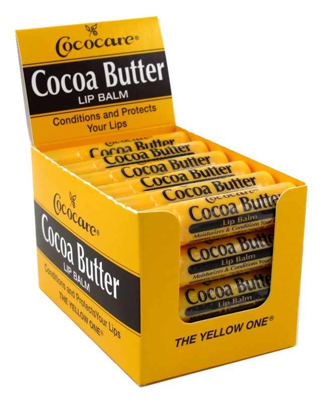 Cococare Cocoa Butter Lip Balm 0.15oz) Display