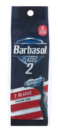 Barbasol Classic 2 Razors Disposable 10 Count (3 Pieces)