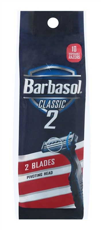 Barbasol Classic 2 Razors Disposable 10 Count (3 Pieces)