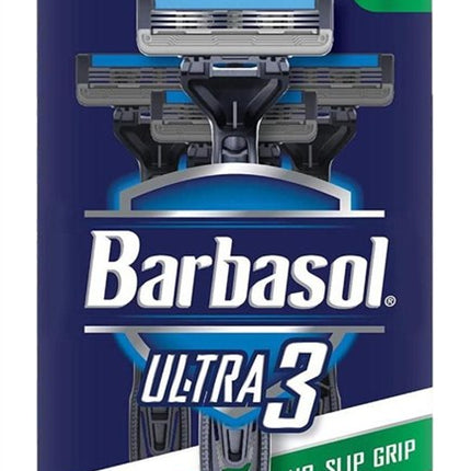 Barbasol Ultra 3 Disposable Razors 4 Count (3 Pieces)