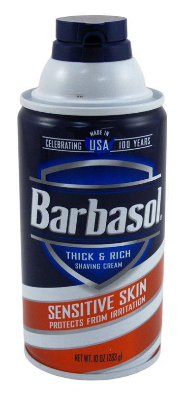 Barbasol Shaving Cream Sensitive Skin 10oz