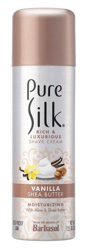 Pure Silk Shave Cream Vanilla & Shea Butter 7.25oz