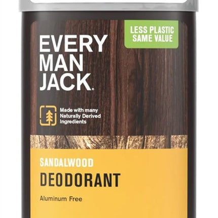 Every Man Jack Deodorant 3oz Sandalwood (Aluminum-Free)