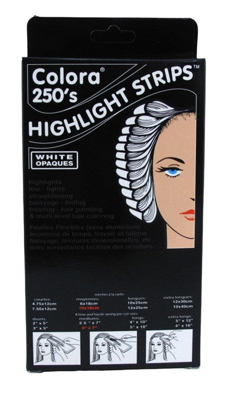 Colora 250 Highlight Strips 4Inch X 7Inch