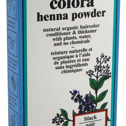 Colora Henna Powder Hair Color Black 2oz