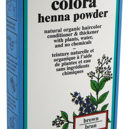 Colora Henna Powder Hair Color Brown 2oz