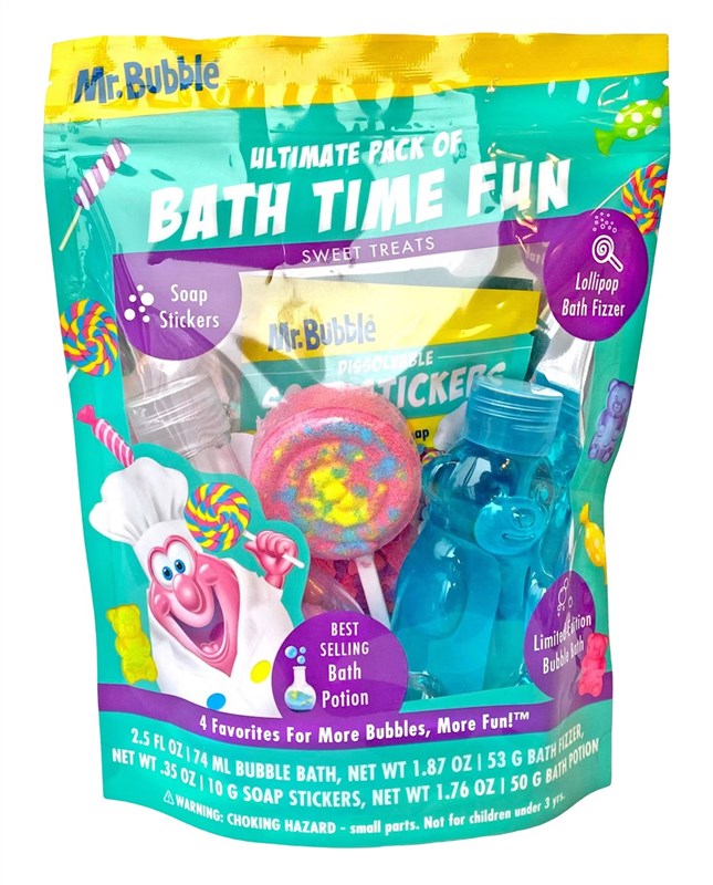 Mr Bubble Ultimate Pack Of Bath Time Fun 4 Favorites