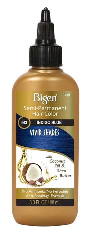 Bigen Semi-Permanent Haircolor #Ib3 Indigo Blue 3oz